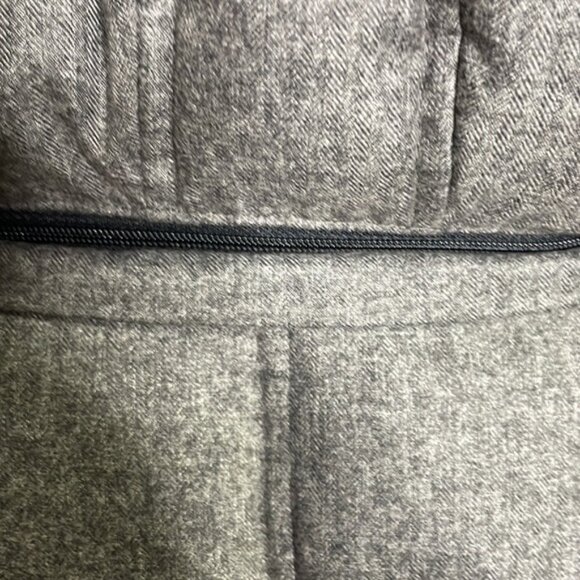 Soia & Kyo gray flannel puffer with coyote fur hood trim - Picture 9 of 9